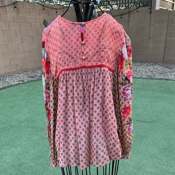 EUC Bl-nk London Anthropologie Miranda Peasant Blouse Sz Small *Sold Out* - Picture 5 of 7